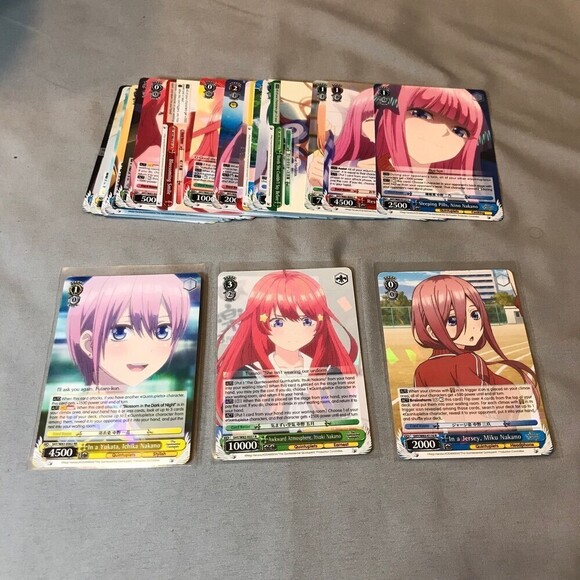 Weiss Schwarz Quintessential Quintuplets Card Lot 20 Commons and 3 Various Rares - Picture 1 of 5
